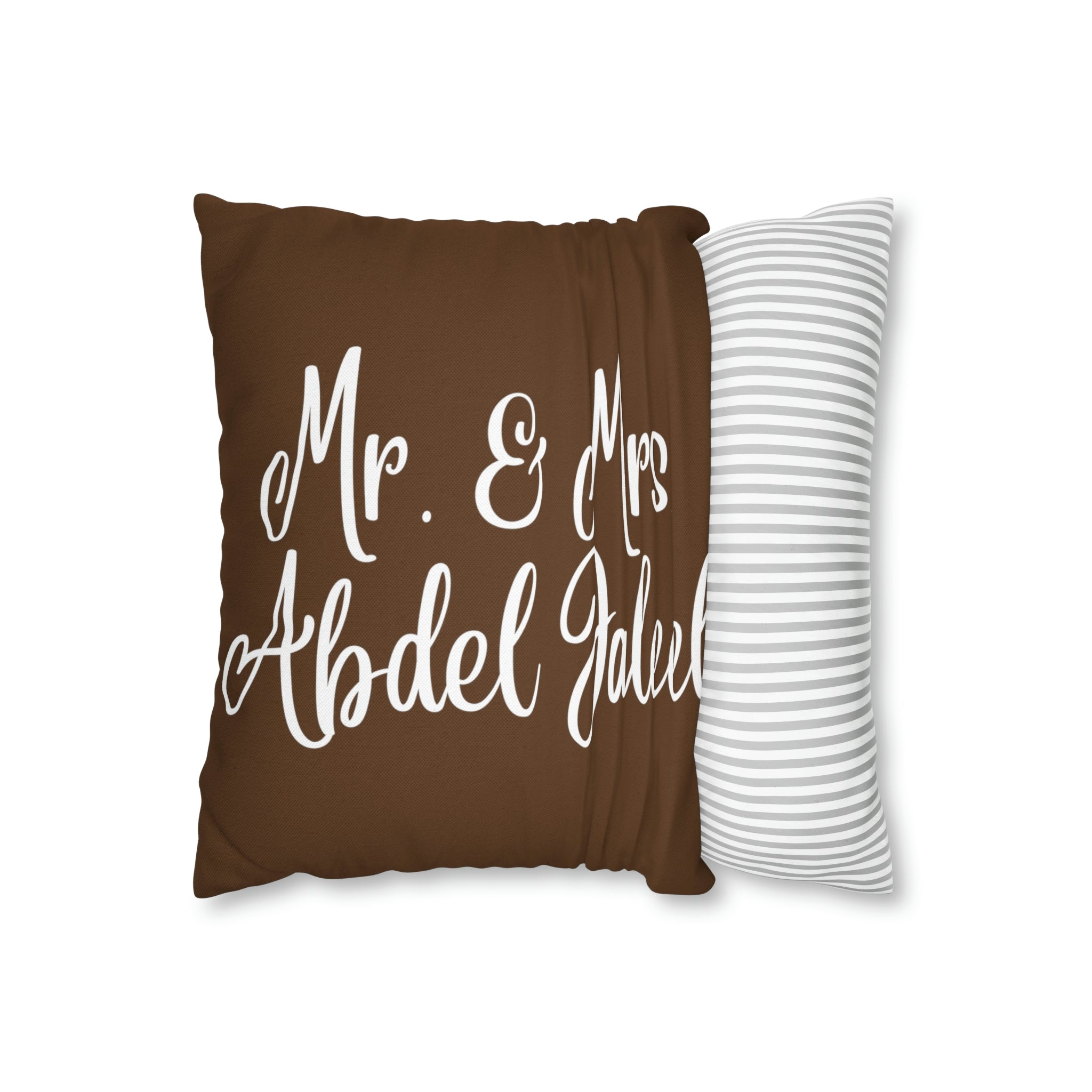 Personalized Pillow Case Spun Polyester Square Pillow Case (If you'd like another color or have different wording please just let me know) Throw Pillow Case Muslim Home Prayer Room Home Decor