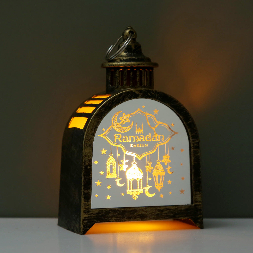 Arabian Lanterns Electronic Candles Decorative Ornaments