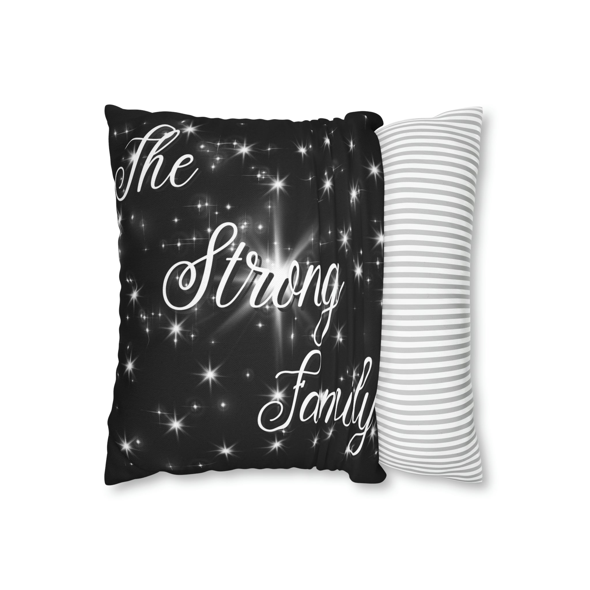 Personalized Throw Pillow Case Spun Polyester Square Pillow Case