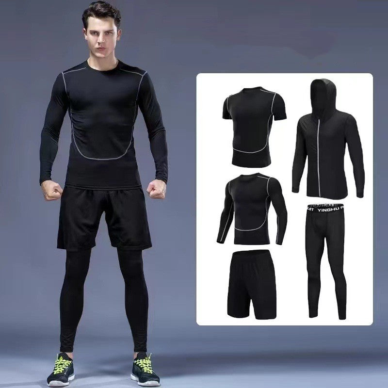 Winter Training Tight Fast Dry Night Morning Running Spring And Fall Fitness Clothes