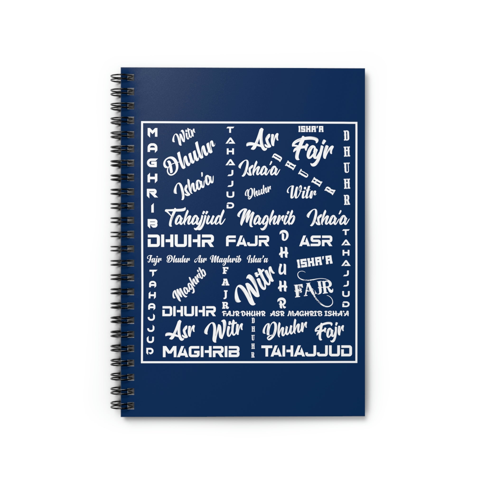 Prayer Names Spiral Notebook - Ruled Line
