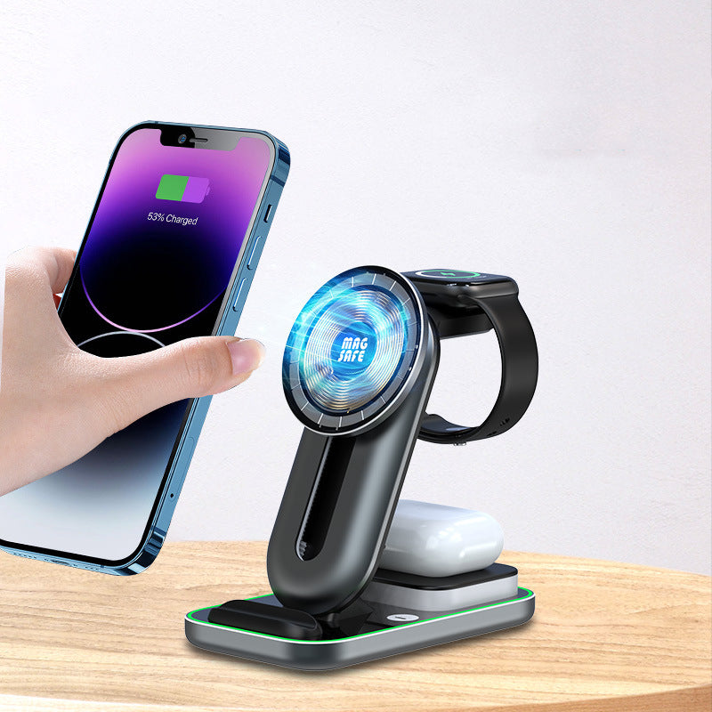 4-in-115W Small Night Light Wireless Charger