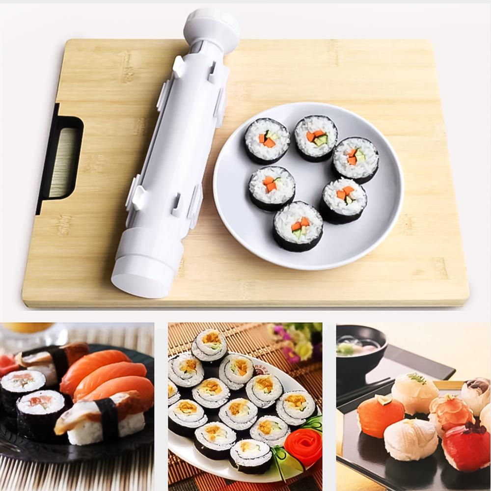 Household Sushi Maker Roller Rice Mold Vegetable Meat Rolling Gadgets DIY Sushi Device Making Machine Kitchen Ware