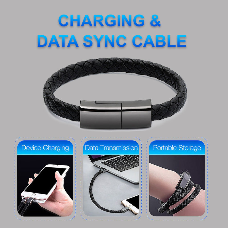 Bracelet USB Charger Charging Cable cord Ms. Leah's Place