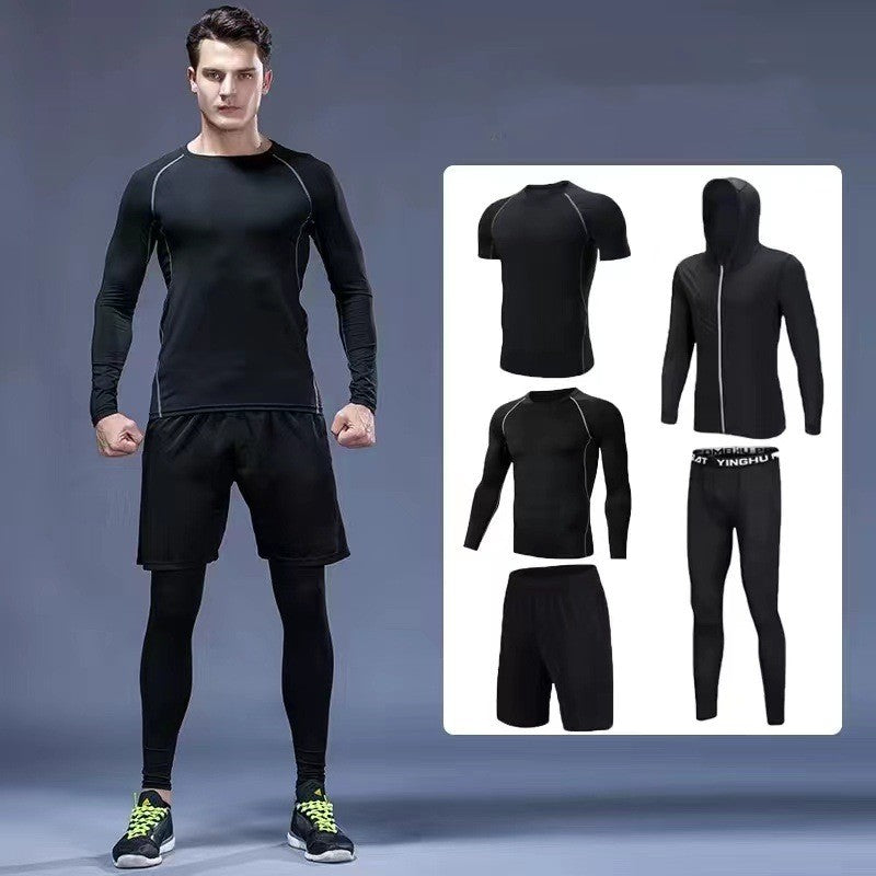 Winter Training Tight Fast Dry Night Morning Running Spring And Fall Fitness Clothes